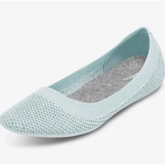 allbirds Tree Runners Flats 9 Green Washable Slip-on Arch Support Knit Shoes - Picture 1 of 12